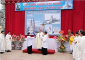 Lễ khởi công xây nhà thờ Tân Kim