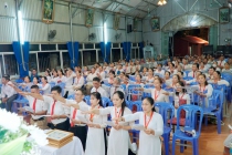 Lễ kết nạp hội viên và ra mắt Ban chấp hành Gia đình Phạt tạ Thánh tâm Giáo xứ Kim Lai