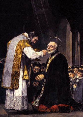 the last communion of st joseph calasanz 1819