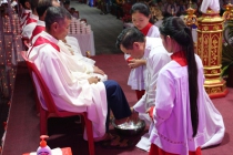 Giáo xứ Lương Khê cử hành Tam Nhật Vượt Qua 2024